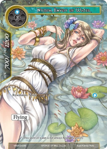 Nymph Envoy of Water (3038) [VIN003] - Force of Will Single