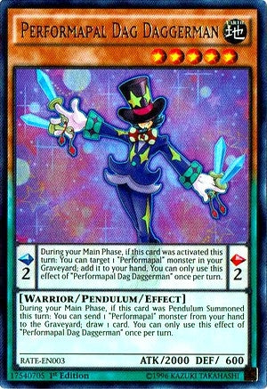 Performapal Dag Daggerman (3) (RATE) - YuGiOh Single