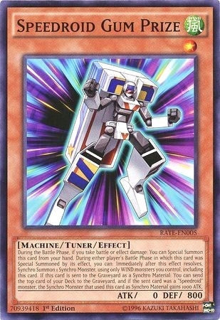 Speedroid Gum Prize (5) (RATE) - YuGiOh Single