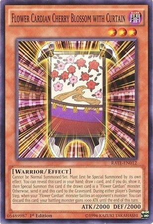 Flower Cardian Cherry Blossom with Curtain (12) (RATE) - YuGiOh Single