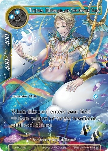 Triton Emperor of the Seven Seas (3043) [VIN003] - Force of Will Single