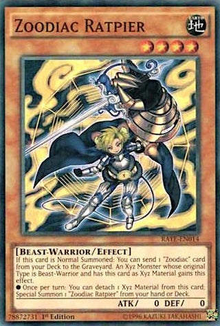 Zoodiac Ratpier (14) (RATE) - YuGiOh Single