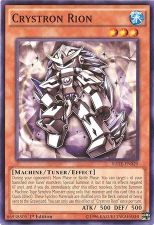 Crystron Rion (20) (RATE) - YuGiOh Single