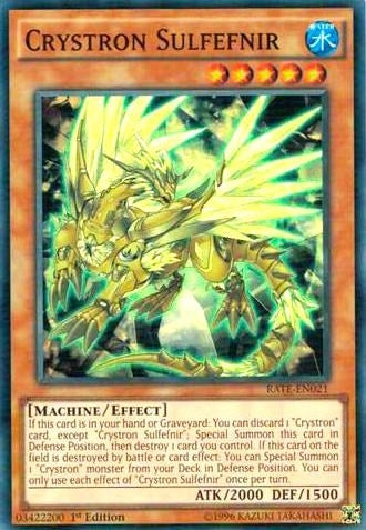 Crystron Sulfefnir (21) (RATE) - YuGiOh Single