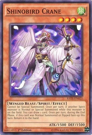 Shinobird Crane (23) (RATE) - YuGiOh Single