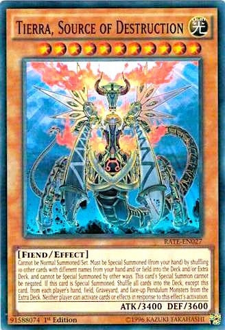 Tierra Source of Destruction (27) (RATE) - YuGiOh Single