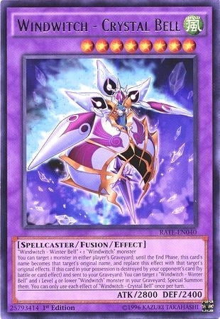 Windwitch - Crystal Bell (40) (RATE) - YuGiOh Single
