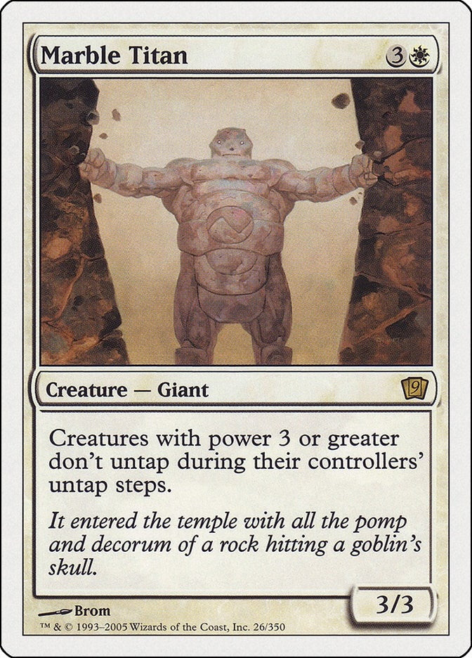 Marble Titan (26) [9ED] - MTG Single