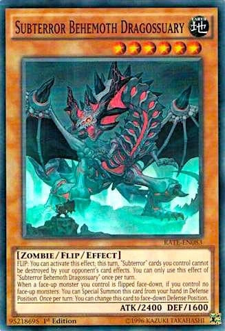 Subterror Behemoth Dragossuary (83) (RATE) - YuGiOh Single