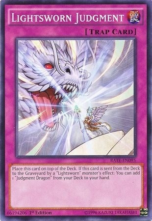 Lightsworn Judgment (95) (RATE) - YuGiOh Single