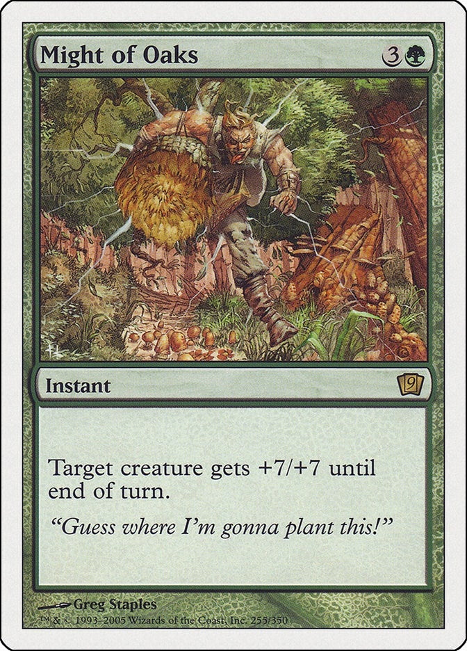 Might of Oaks (255) [9ED] - MTG Single