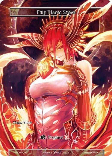 Fire Magic Stone (3097) [VIN003] - Force of Will Single