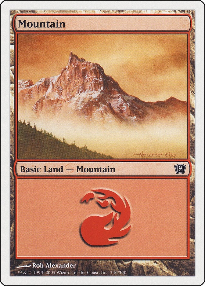 Mountain (346) (346) [9ED] - MTG Single