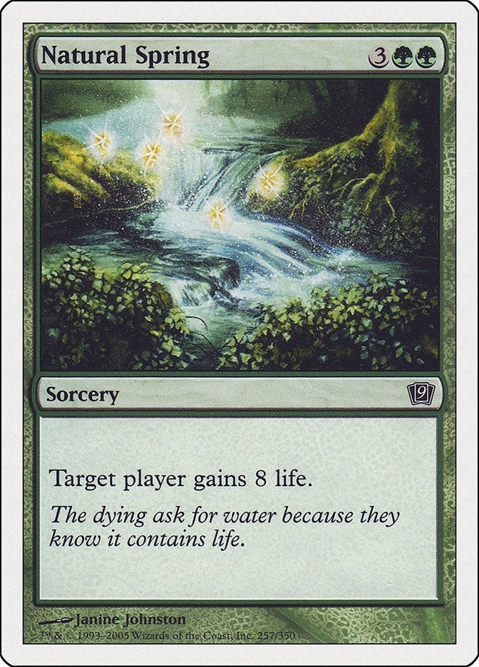 Natural Spring (257) [9ED] - MTG Single