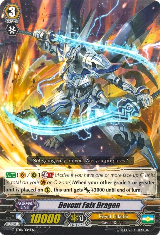 Devout Falx Dragon (11004) [G-TD11] - Cardfight Vanguard Single