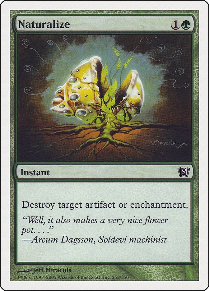 Naturalize (258) [9ED] - MTG Single