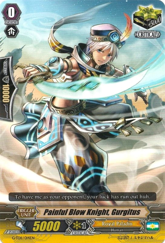Painful Blow Knight Gurgitus (11014) [G-TD11] - Cardfight Vanguard Single