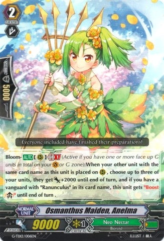 Osmanthus Maiden Anelma (12006) [G-TD12] - Cardfight Vanguard Single