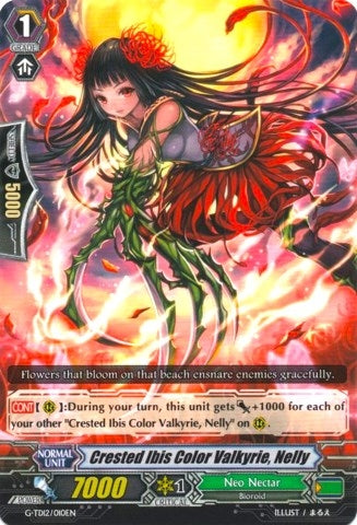 Crested Ibis Color Valkyrie Nelly (12010) [G-TD12] - Cardfight Vanguard Single