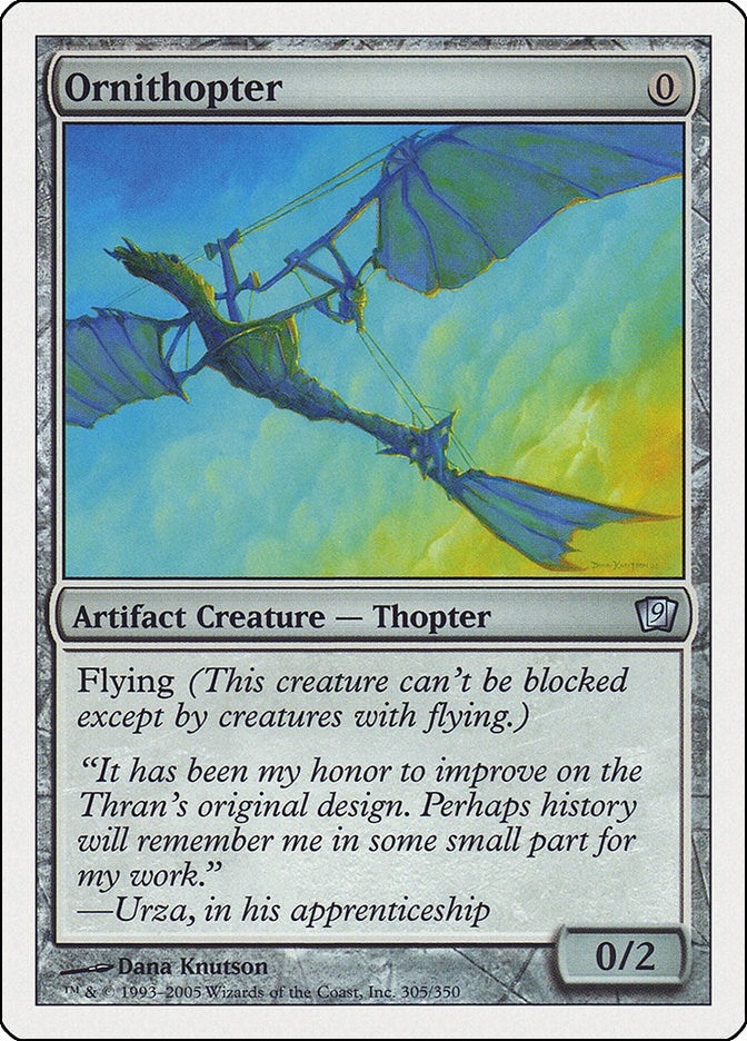 Ornithopter (305) [9ED] - MTG Single