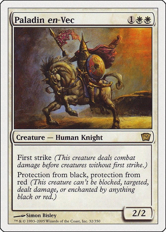 Paladin en-Vec (32) [9ED] - MTG Single