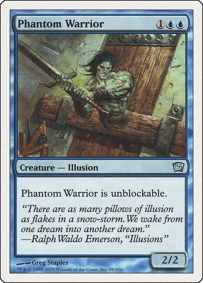 Phantom Warrior (88) [9ED] - MTG Single