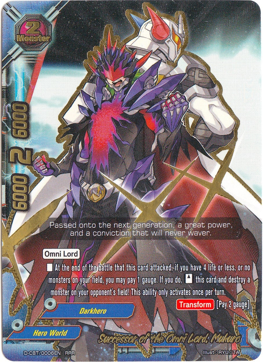 Successor of the Omni Lord Mukuro (6) [D-CBT] - Future Card BuddyFight Single