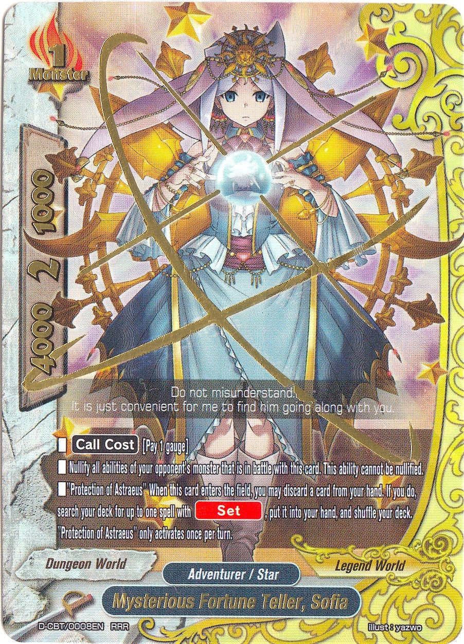 Mysterious Fortune Teller Sofia (8) [D-CBT] - Future Card BuddyFight Single