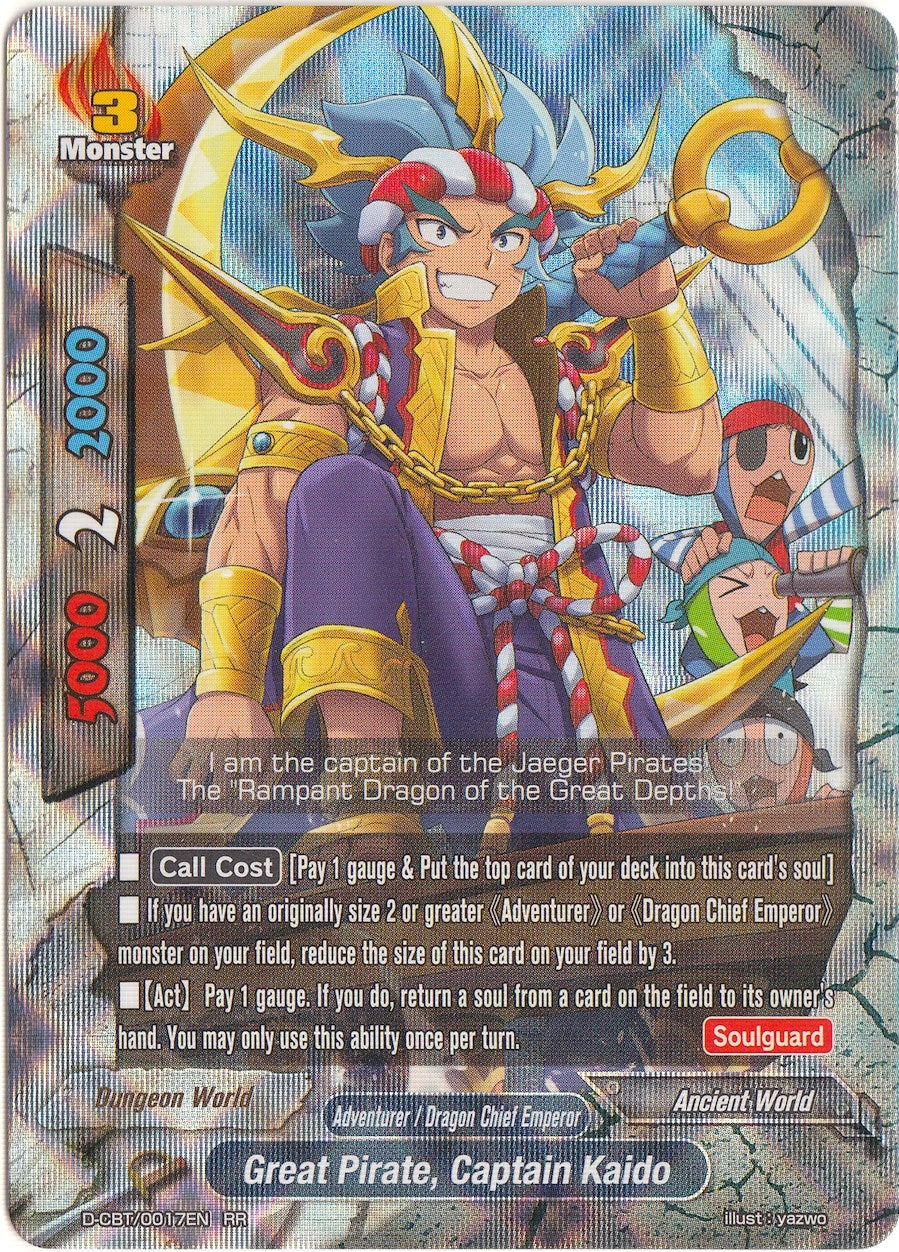 Great Pirate Captain Kaido (17) [D-CBT] - Future Card BuddyFight Single