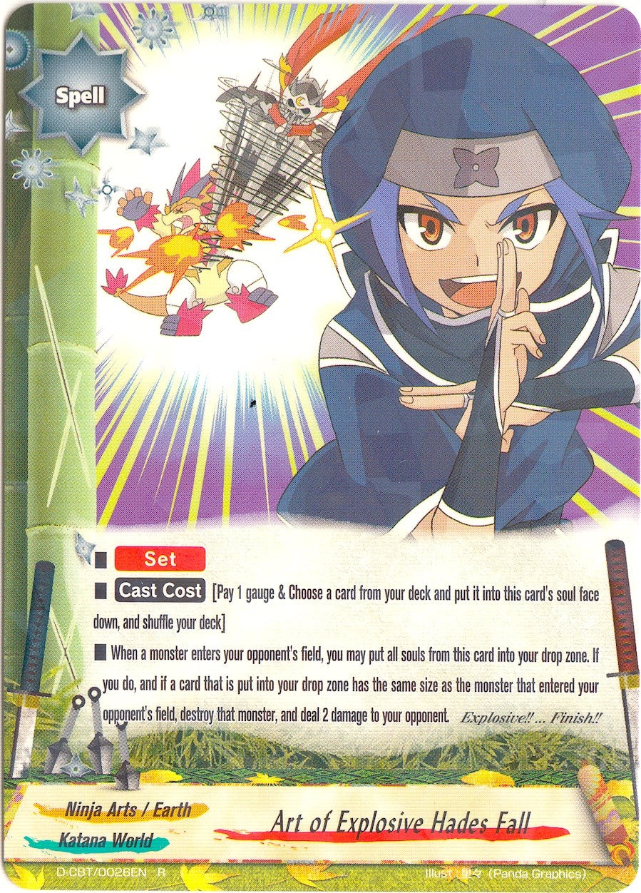 Art of Explosive Hades Fall (26) [D-CBT] - Future Card BuddyFight Single