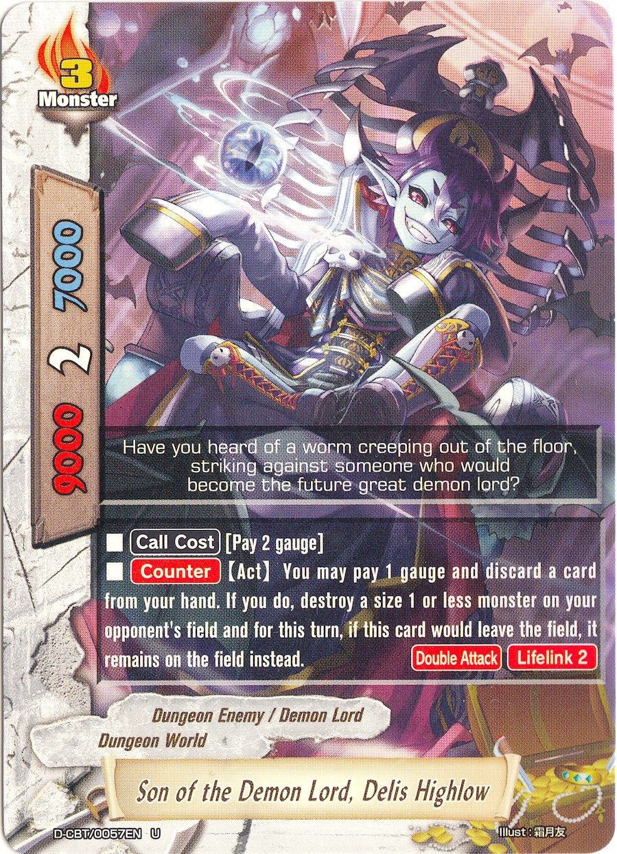 Son of the Demon Lord Delis Highlow (57) [D-CBT] - Future Card BuddyFight Single