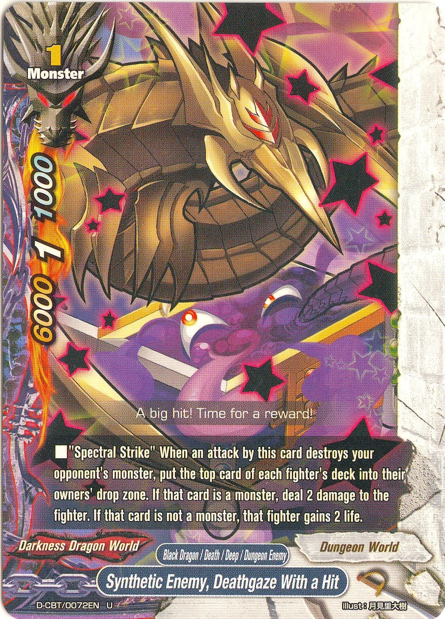 Synthetic Enemy Deathgaze With a Hit (72) [D-CBT] - Future Card BuddyFight Single