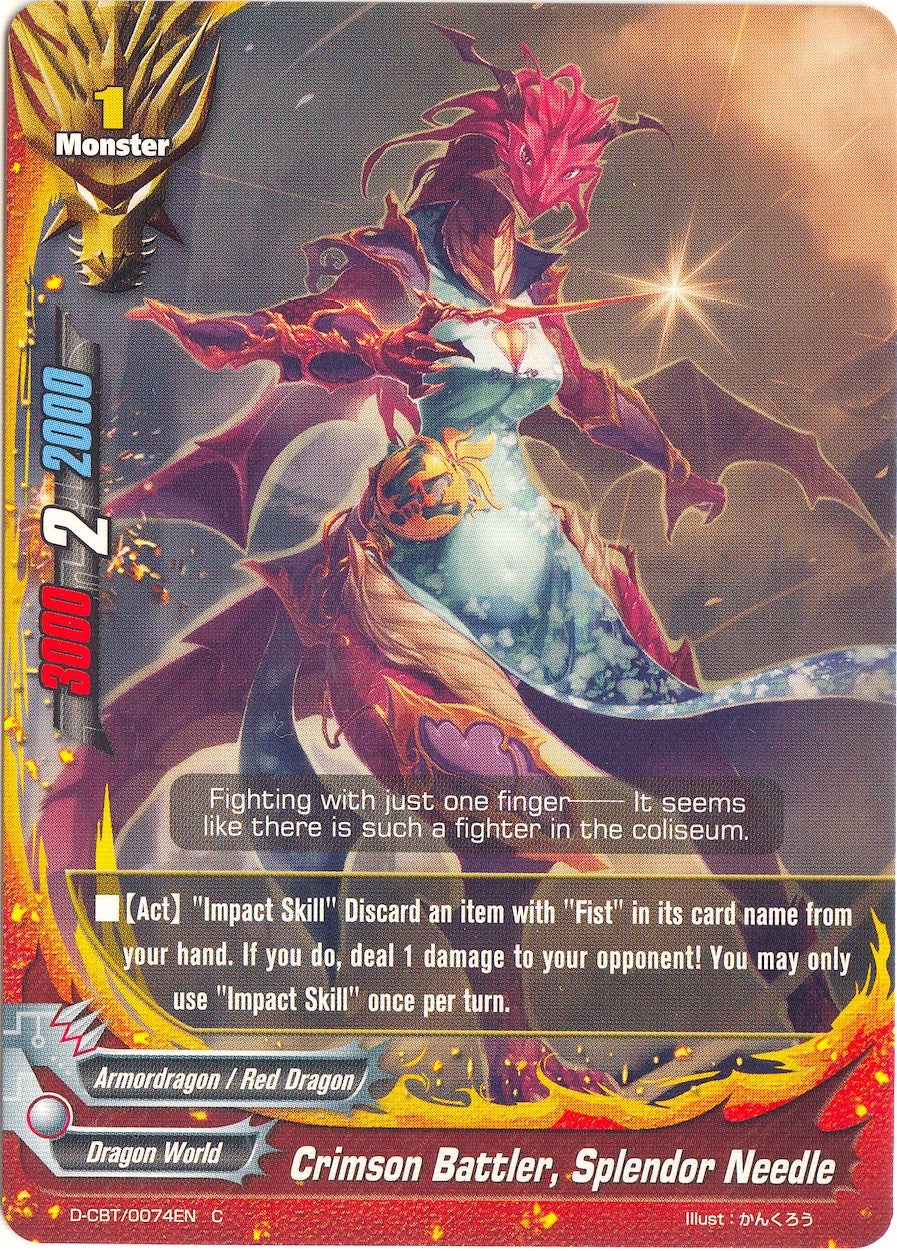 Crimson Battler Splendor Needle (74) [D-CBT] - Future Card BuddyFight Single