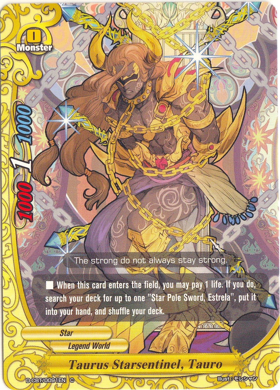 Taurus Starsentinel Touro (91) [D-CBT] - Future Card BuddyFight Single