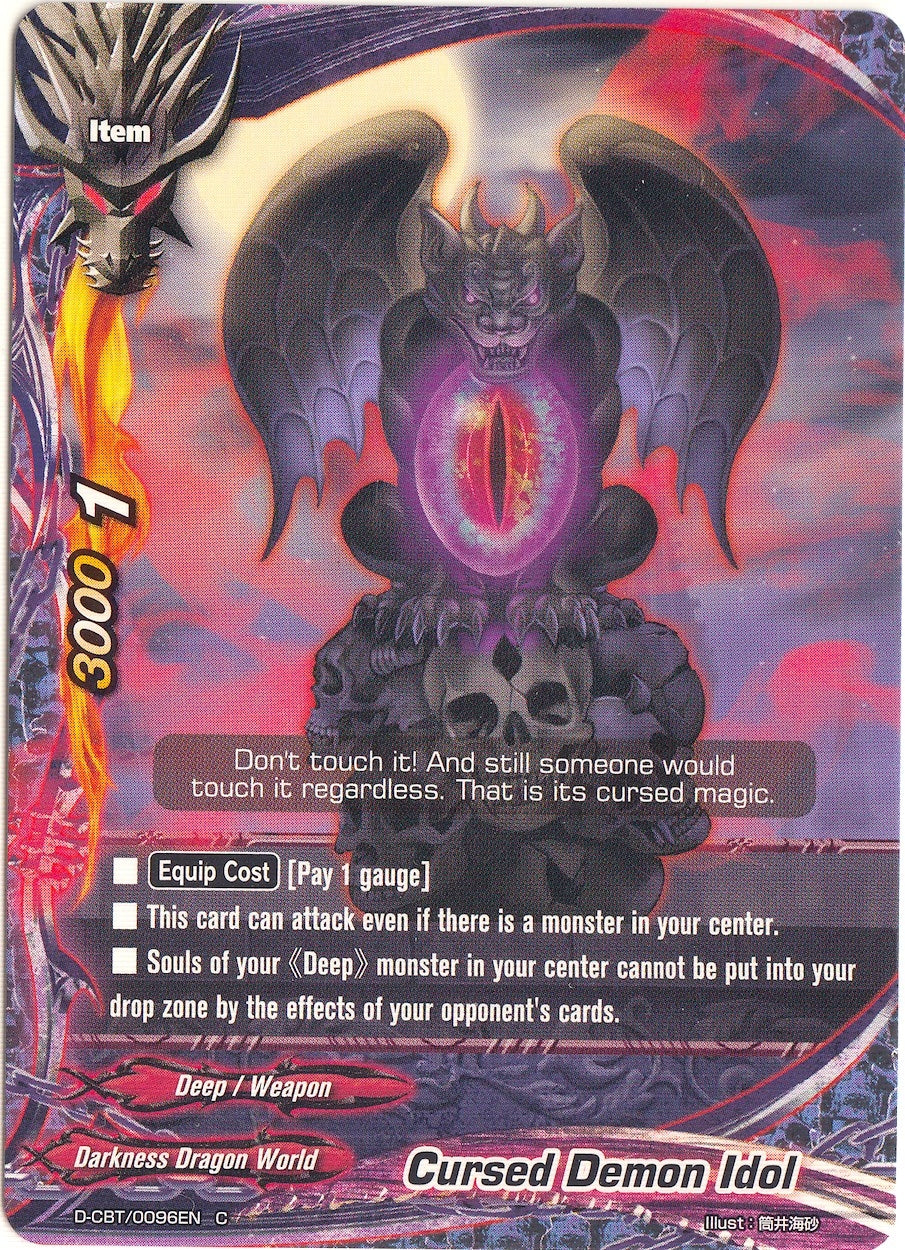 Cursed Demon Idol (96) [D-CBT] - Future Card BuddyFight Single