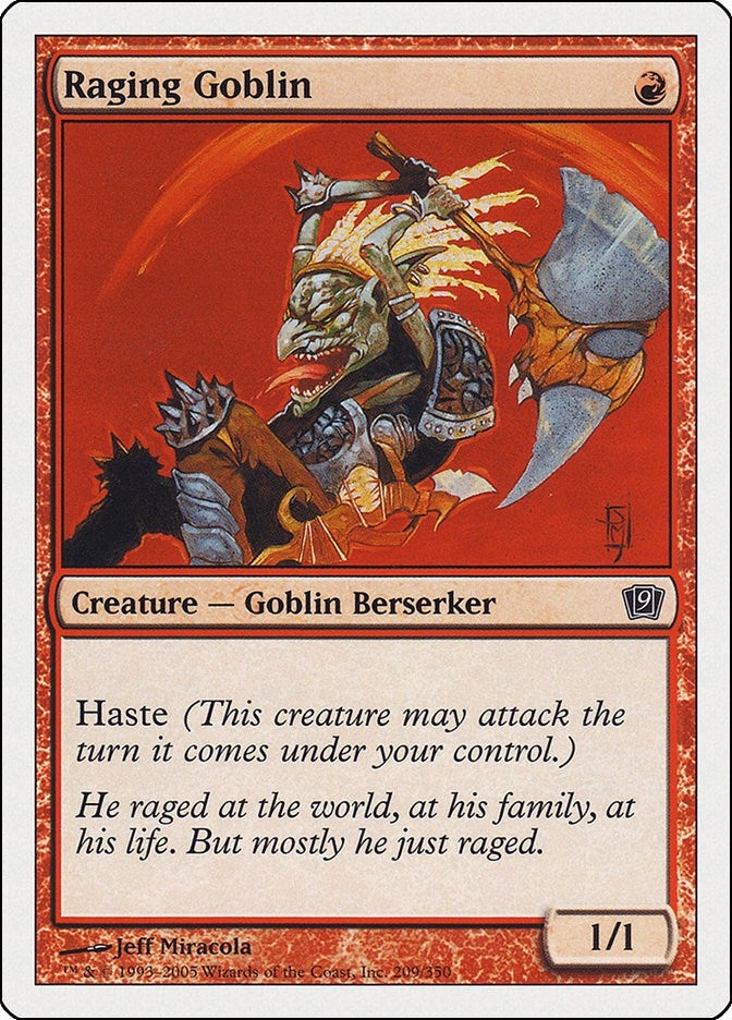 Raging Goblin [9ED] - MTG Single