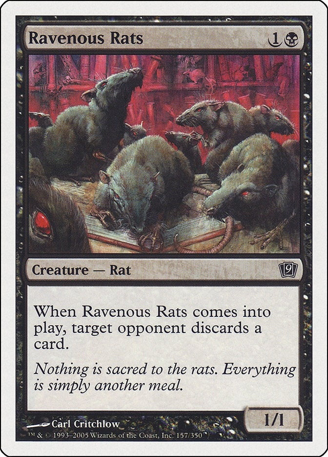 Ravenous Rats (157) [9ED] - MTG Single