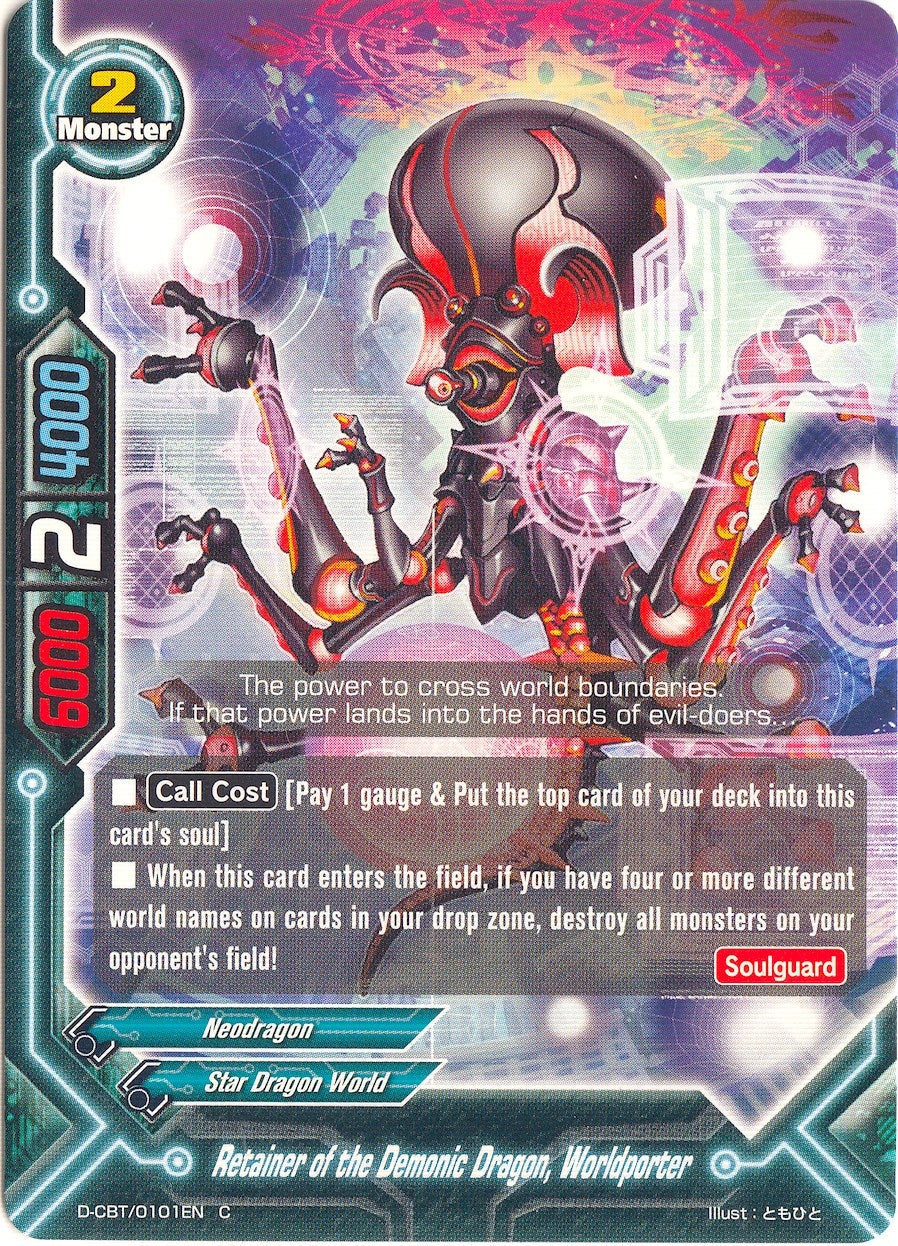 Retainer of the Demonic Dragon Worldporter (101) [D-CBT] - Future Card BuddyFight Single