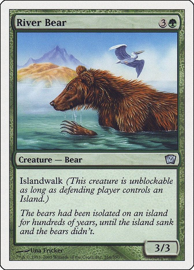 River Bear (266) [9ED] - MTG Single
