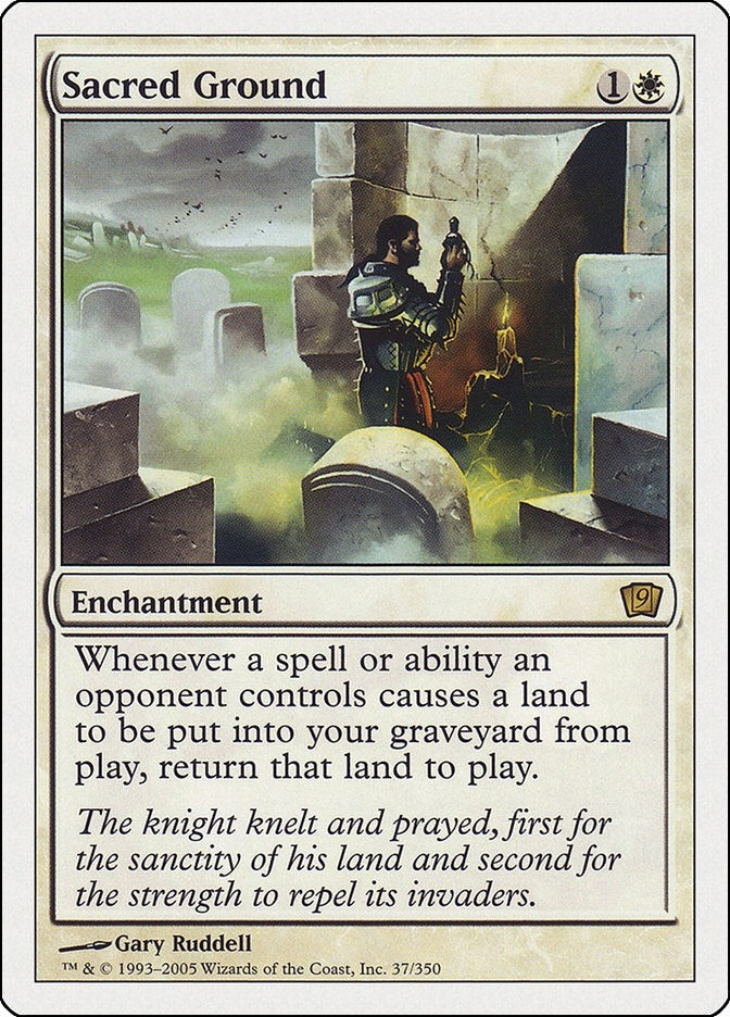 Sacred Ground (37) [9ED] - MTG Single