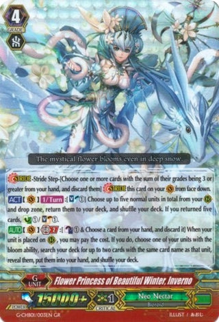 Flower Princess of Beautiful Winter Inverno (1003) [G-CHB01] - Cardfight Vanguard Single
