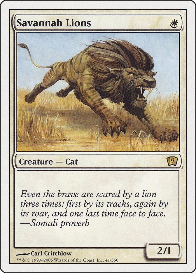 Savannah Lions (41) [9ED] - MTG Single