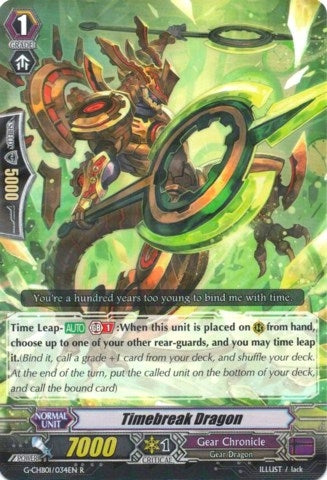 Timebreak Dragon (1034) [G-CHB01] - Cardfight Vanguard Single