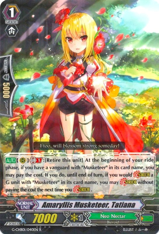 Amaryllis Musketeer Tatiana (1040) [G-CHB01] - Cardfight Vanguard Single