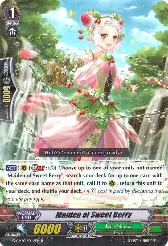 Maiden of Sweet Berry (1042) [G-CHB01] - Cardfight Vanguard Single