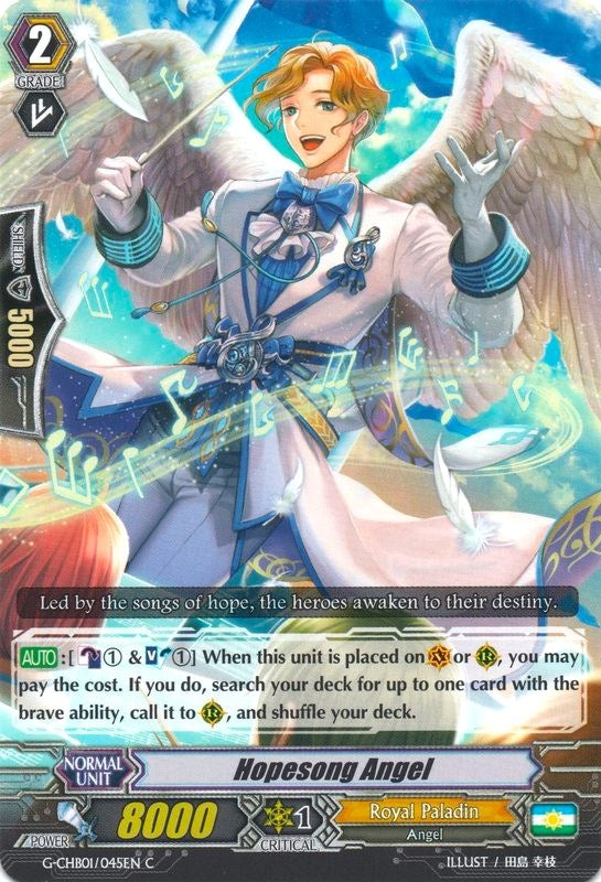 Hopesong Angel (1045) [G-CHB01] - Cardfight Vanguard Single