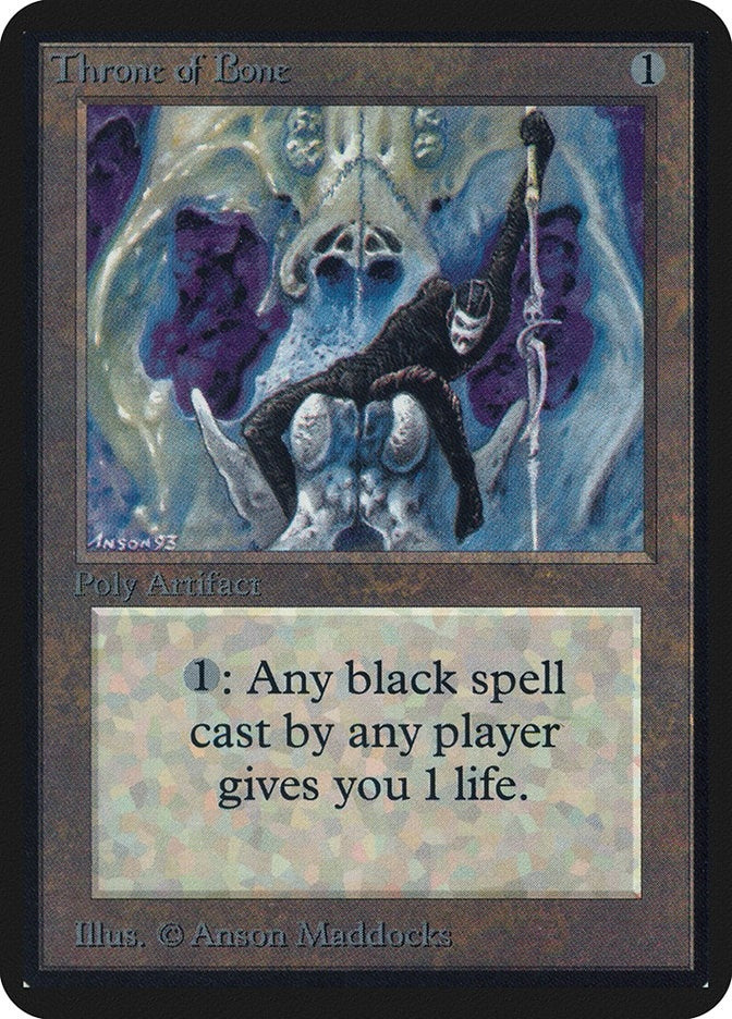 Throne of Bone [LEA] - MTG Single