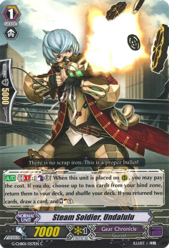 Steam Soldier Undalulu (1057) [G-CHB01] - Cardfight Vanguard Single