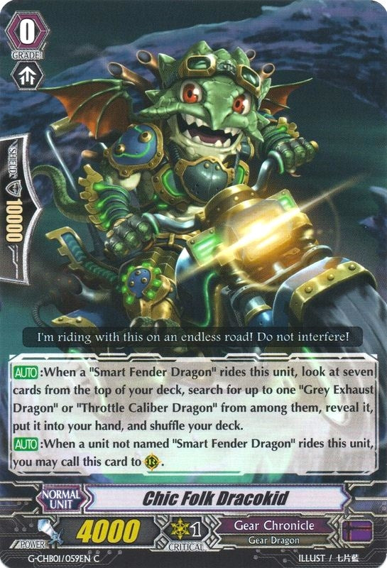 Chic Folk Dracokid (1059) [G-CHB01] - Cardfight Vanguard Single