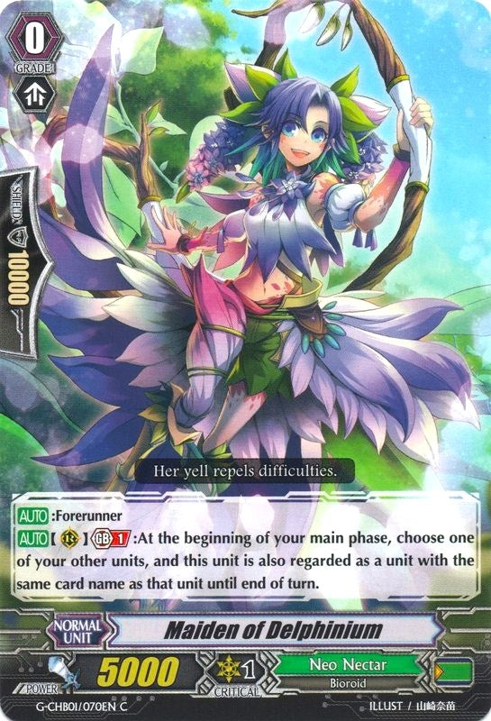 Maiden of Delphinium (1070) [G-CHB01] - Cardfight Vanguard Single